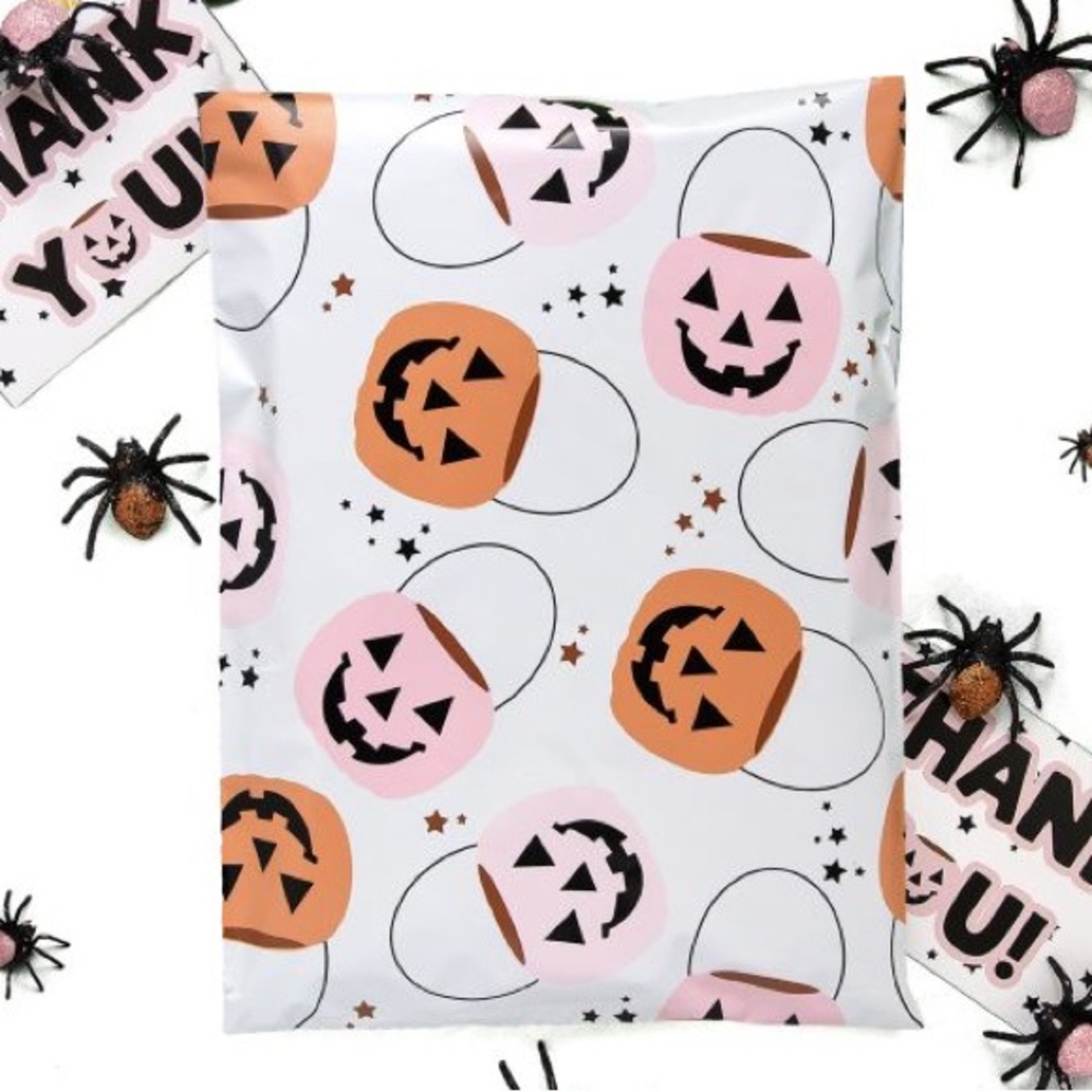 Halloween Trick or Treat Poly Mailers 12x15.5”
